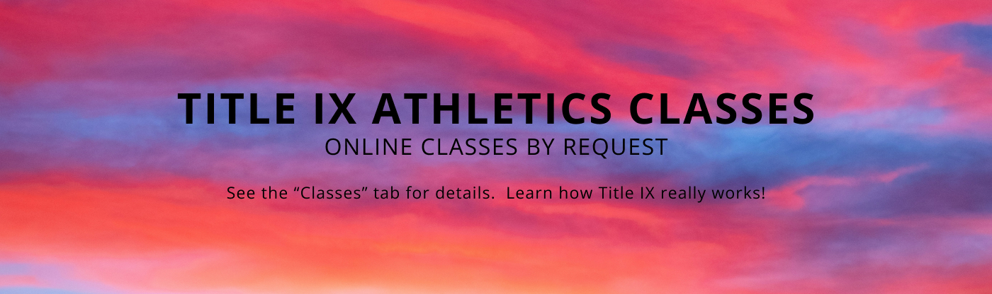 TITLE IX ATHLETICS CLASSES